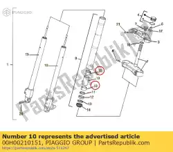 Aqui você pode pedir o arbusto em Piaggio Group , com o número da peça 00H00210151: