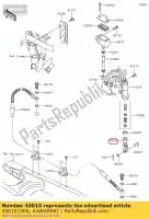 430101068, Kawasaki, rod-assy-brake kx500-e3 kawasaki  d d tracker kdx klx kx 125 150 200 250 300 500 650 1988 1989 1990 1991 1992 1993 1994 1995 1996 1997 1998 1999 2000 2001 2002 2003 2009 2010 2011 2012 2013 2014 2015 2016 2017 2018 2019 2020 2021, Novo