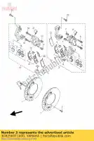 3D82580T1000, Yamaha, compasso de calibre (esquerda) yamaha xvs 1300 2010 2014, Novo