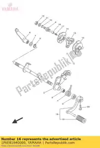 yamaha 1P6E81840000 pino, lingueta - Lado inferior