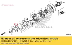 Here you can order the washer, 64x105x2 from Honda, with part number 90407HP5600: