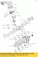 921390739, Kawasaki, bucha, manivela, nº 1 e nº 3 e nº 5, b zx140 kawasaki  zzr 1400 2012 2013 2014 2015 2016 2017 2018 2019 2020 2021, Novo