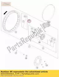 spaakkit voorzijde 12 '' 12 - van KTM, met onderdeel nummer 00050000964, bestel je hier online: