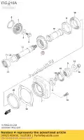 2492140H00, Suzuki, engrenagem, secundária suzuki vz intruder m1500 vz1500 vl1500bt vl1500t vl1500b 1500 , Novo