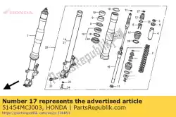 bout, fr. Vork van Honda, met onderdeel nummer 51454MCJ003, bestel je hier online: