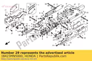 Honda 18423MN5000 rubber, kamerbevestiging - Onderkant