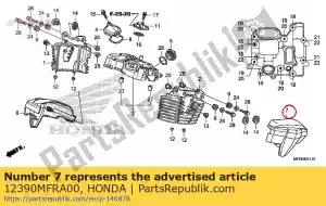 honda 12390MFRA00 cover comp., rr. l. au-dessus de la tête - La partie au fond