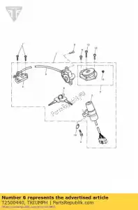 triumph T2500440 klucz nieoszlifowany - Dół