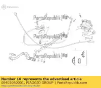 00402080001, Piaggio Group, rondella d8     , Nuovo