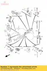 sensor, zuurstof van Yamaha, met onderdeel nummer 1DYH592A0100, bestel je hier online: