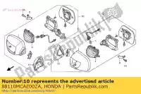 88110MCAE00ZA, Honda, zespó? lustra., r. z powrotem * nh honda gl goldwing a gold wing  gl1800a 1800 , Nowy