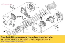 Tutaj możesz zamówić zespó? Lustra., r. Z powrotem * nh od Honda , z numerem części 88110MCAE00ZA: