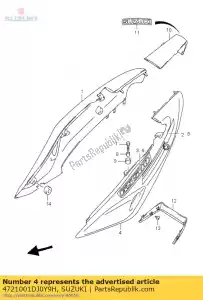 suzuki 4721001DJ0Y9H ok?adka komp., fram - Dół