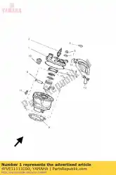 Aquí puede pedir cabeza, cilindro 1 de Yamaha , con el número de pieza 4YVE11113100: