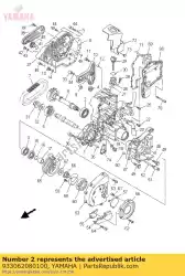 Ici, vous pouvez commander le brg, r-b 6208c4 80mm 366g (717) auprès de Yamaha , avec le numéro de pièce 933062080100: