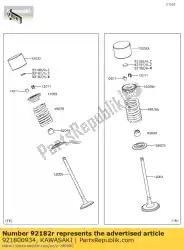 shim, t = 2. 238 zx1000nff van Kawasaki, met onderdeel nummer 921800934, bestel je hier online: