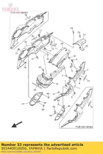 yamaha 992440010000 geen beschrijving beschikbaar - Onderkant