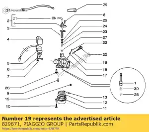 Piaggio Group 829871 spring - Bottom side