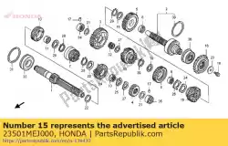 Aqui você pode pedir o nenhuma descrição disponível no momento em Honda , com o número da peça 23501MEJ000: