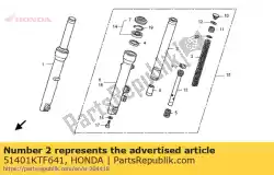 Tutaj możesz zamówić wiosna, o. Widelec od Honda , z numerem części 51401KTF641: