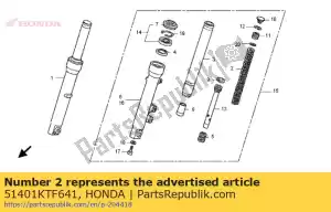 honda 51401KTF641 wiosna, o. widelec - Dół