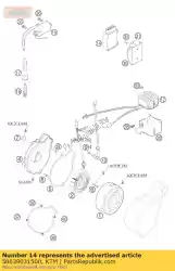 Aquí puede pedir cdi 640 adv./enduro 06 de KTM , con el número de pieza 58639031500: