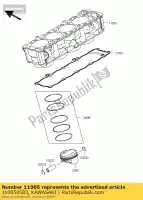 110050583, Kawasaki, cilindro-motore klz1000acf kawasaki klz 1000 2012 2013 2014, Nuovo