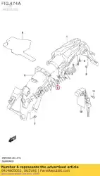 Here you can order the nut from Suzuki, with part number 0914805052: