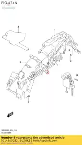 suzuki 0914805052 nut - Bottom side