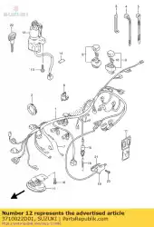 Aqui você pode pedir o lock assy, ?? Steer em Suzuki , com o número da peça 3710022D01: