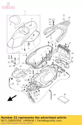 Tutaj możesz zamówić ? Ruba od Yamaha , z numerem części 9011108X0500: