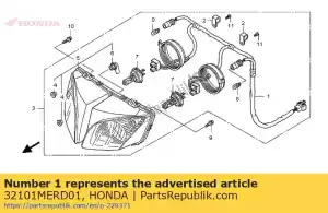 Honda 32101MERD01 gniazdo komp. - Dół