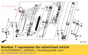 Honda 51415KRNA91 krzak, suwak - Dół