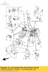 Aqui você pode pedir o conjunto da unidade de controle do motor em Yamaha , com o número da peça 4S88591A0000: