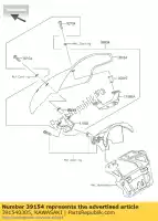 391540305, Kawasaki, deflector kawasaki er6n  e f er650 er 6n abs 650 , Nieuw