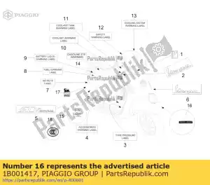 Piaggio Group 1B001417 adhesive dataplate abs-asr - Bottom side