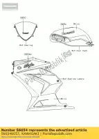 560540057, Kawasaki, merk, brandstoftank, lh, kawasa ex250 kawasaki ninja 250 2008 2009 2010 2011, Nieuw