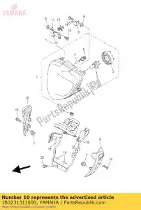 yamaha 1B3231311000 cover, upper 2 - Bottom side