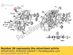 Aprilia AP0241925, Bouchon de reniflard, OEM: Aprilia AP0241925