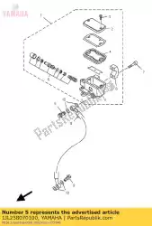 Aqui você pode pedir o kit de cilindro, mestre em Yamaha , com o número da peça 1JL258070100: