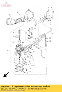 yamaha 55X141460000 plate - Bottom side