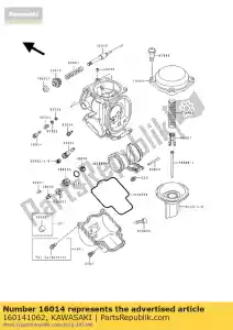 kawasaki 160141062 vis-pilote air zx750-h1 - La partie au fond