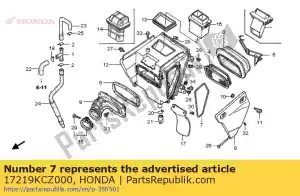Honda 17219KCZ000 afdichting, lucht / c.cover - Onderkant