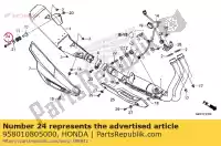 958010805000, Honda, boulon, bride, 8x50 honda cr xr cb nx xrv cbr cbf crr xrr cbs cbrrr cbfa cbrr cbrra 125 250 600 450 650 900 500, Nouveau