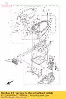 901190500900, Yamaha, bout, met ring yamaha  fjr pw tt r yp yzf r 80 90 400 1000 1300 2003 2004 2005 2006 2007 2008 2009 2010 2011 2016 2017 2018 2019 2020 2021, Nieuw