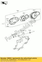 250310116, Kawasaki, meter, tacho en lcd zr1000b7f kawasaki z 1000 2007 2008 2009, Nieuw