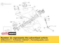 AP8220217, Piaggio Group, Máquina de lavar aprilia  rs 50 1996 1997 1998, Novo