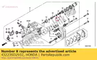 43223SD2932, Honda, carregando um honda trx650fa fourtrax rincon trx680fa trx420fa rancher at sxs500m pioneer 500 sxs700m2p sxs700m4p trx420fa6 trx500fa6 trx500fa7 trx500fm6 trx520fa6 trx520fa7 trx520fm6 650 680 420 700 520 , Novo