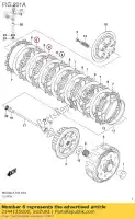 2144135G00, Suzuki, plaque, embrayage dr suzuki rm z450 z450z rmz450 450 , Nouveau