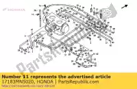 17183MN5020, Honda, tube air pri b honda gl goldwing  gl1500 1500 , Nouveau